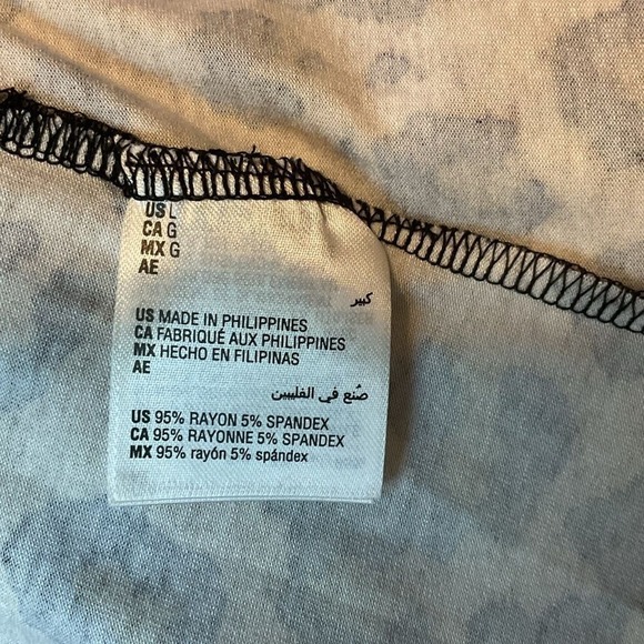 JM COLLECTION leopard 3/4-Sleeve Printed tunic - Picture 6 of 7